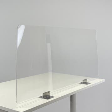 Plexiglas Bureauscherm - 59 x 140 cm, Ophalen of Verzenden, Gebruikt