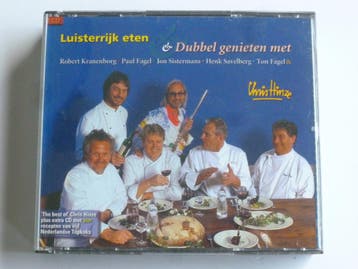 Chris Hinze - Luisterrijk eten / the best of (2 CD), Cd's en Dvd's, Cd's | Meditatie en Spiritualiteit, Ophalen of Verzenden, Zo goed als nieuw