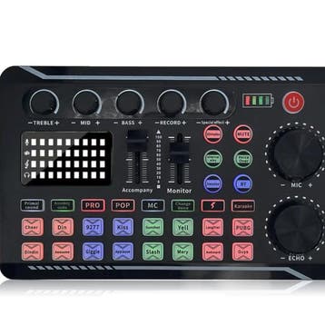 Podcast Set met Microfoon Audio Interface Streaming Opname, Verzenden, Nieuw
