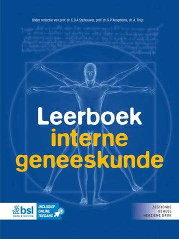 Leerboek interne geneeskunde 9789036830973, Boeken, Verzenden, Zo goed als nieuw