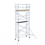 ALX rolsteiger 90 x 7,2m WH met voorloopleuning, Doe-het-zelf en Verbouw, Steigers, Verzenden, Nieuw, Rolsteiger of Kamersteiger