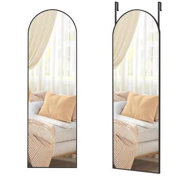 Grote Spiegel voor Wand of Deur met Aluminium Frame (57), Verzenden, Nieuw