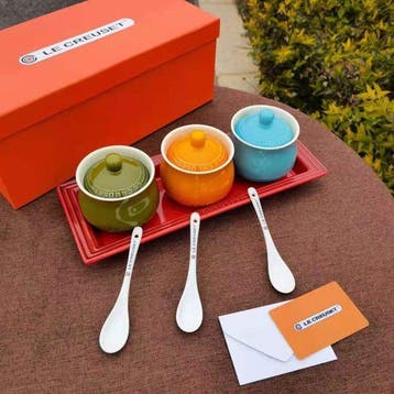 Le Creuset - Pot (3) - Steengoed - kruidenpot