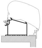 Thule Adria Caravan Roof Adapter >2015, Nieuw