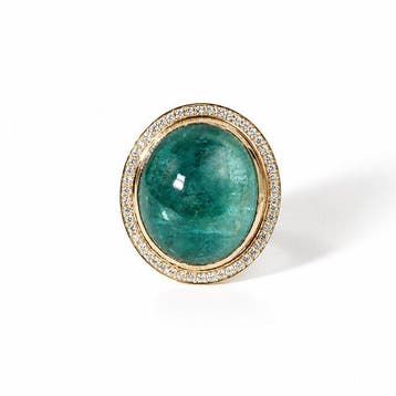Zonder minimumprijs - Cocktailring - 14 karaat Geel goud -, Sieraden, Tassen en Uiterlijk, Antieke sieraden