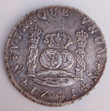 Spanje. Felipe V. 8 Reales 1741 Mexico MF