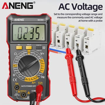 ANENG SZ304 Digitale Multimeter: Hoge Precisie AC/DC Spannin, Verzenden, Nieuw