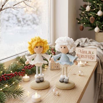 Engeltje Haken voor Mini Kerststal - Haakpret Anja Toonen, Ophalen of Verzenden, Nieuw