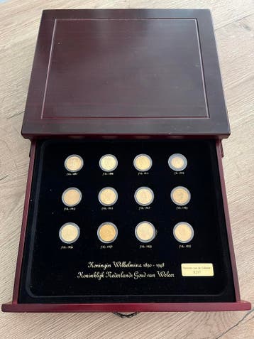 Gouden 5 en 10 gulden serie 1897-1933 Wilhelmina - complete, Postzegels en Munten, Verzenden, Goud, Koningin Wilhelmina, Losse munt