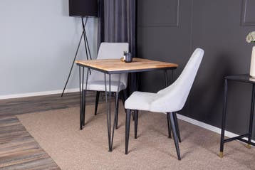 Eettafel - Mark - 80x80 cm - Teakhout - Jörn, Huis en Inrichting, Tafels | Eettafels, Verzenden, Nieuw