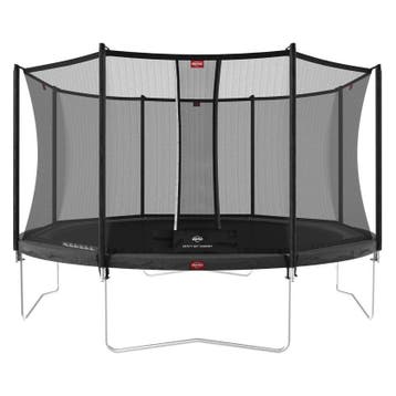 BERG trampoline Favorit 380 grijs + veiligheidsnet 380 ACTIE, Ophalen of Verzenden, Nieuw