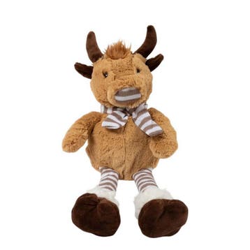 Knuffel Koe lange benen Greta middel 23cm, Verzenden, Nieuw