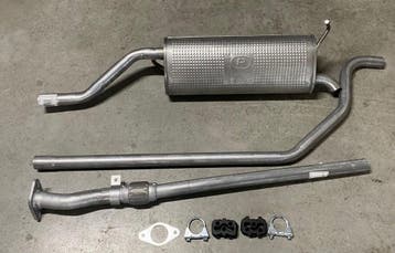 Complete uitlaat Einddemper + Middendemper Fiat Grande Punto, Verzenden, Nieuw