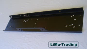 Montageplaat (210 mm) voor liermontage, Winch montageplaat, Ophalen of Verzenden