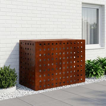 vidaXL Airconditioner hoes Roestkleurig 100 x 50 x 70 cm, Witgoed en Apparatuur, Verzenden, Nieuw