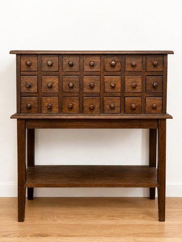 Kast op een standaard - Hout