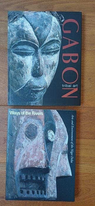 2 boeken: Gabon en kunst Nigerdelta (Zonder minimumprijs), Antiek en Kunst