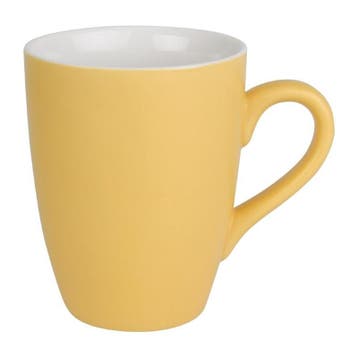 Mokken | PASTEL | Porselein | Geel | 34cl | 6 Stuks |, Verzenden, Nieuw in verpakking
