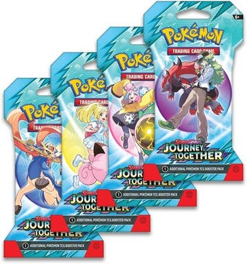 Pokemon SV09 Journey Together - Sleeved Booster - Kaarten (N, Verzenden, Nieuw