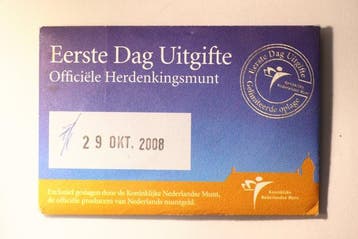 Nederland. 5 Euro 2008 Architectuur - 1e Dag Uitgifte