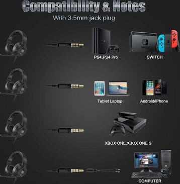 2dekans | ONIKUMA K19 Gaming Headset - PS4 + PC, Ophalen of Verzenden, Zo goed als nieuw