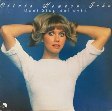 Olivia Newton-John - Dont Stop Believin, Ophalen of Verzenden, Gebruikt