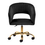 4RICO Draaistoel QS-OF212G Zwart Ergonomisch Verstelbaar, Ophalen of Verzenden, Nieuw