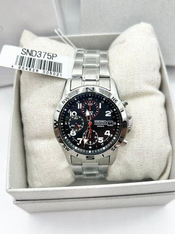 Seiko - Chronograph - Zonder minimumprijs - SND375P1 - Heren