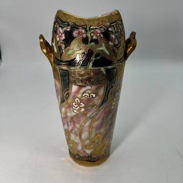Vaas met dubbele oren - Porselein - Japan - Oud Noritake,