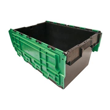 Distributiebak, 710x460x360 mm, zwart, groen pp, nieuw, 40 tot 60 cm, 50 tot 75 cm, Ophalen of Verzenden, Nieuw
