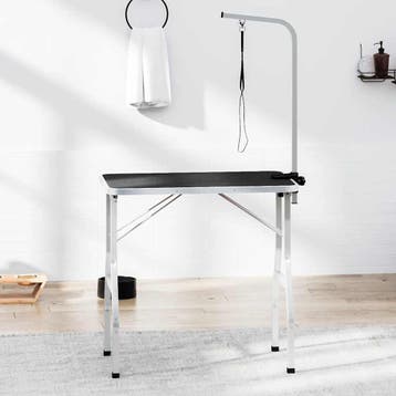 vidaXL Trimtafel voor huisdieren met 1 aanlijnoptie, Verzenden, Nieuw