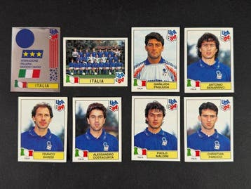 1994 Panini USA 94 World Cup, Italy: team - Maldini, Baresi, Nieuw