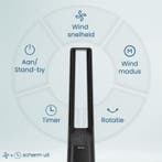 2dekans | Auronic - Bladloze Ventilator - Grijs, Doe-het-zelf en Verbouw, Ventilatie en Afzuiging, Ophalen of Verzenden, Zo goed als nieuw