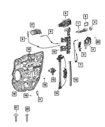 Door Latch Cover, LH - RAM 1500 19+, Ophalen of Verzenden, Nieuw