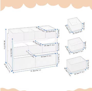 Kinderkast met 9 Opbergbakken – Speelgoedorganizer 92×60×30, Verzenden, Nieuw