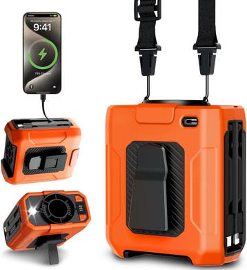 Tailleventilator 10.000mAh - 35u koeling - 51% korting!, Ophalen of Verzenden, Zo goed als nieuw, Overige