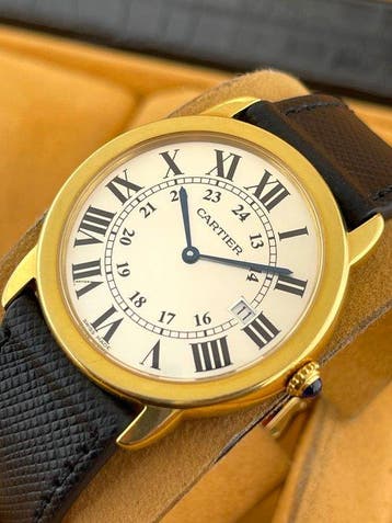 Cartier - Ronde Solo - 2988 - Heren - 2010-2020, Nieuw