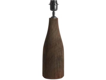 Light & Living Trapino - Tafellamp - Hout - Ø13x32cm - Bruin, Verzenden, Nieuw