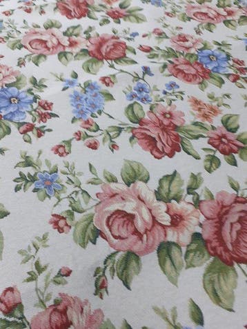 Meubelstof - 2.7 m - 2.8 m - Gobelin all-over roze
