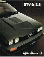 1982 ALFA ROMEO GTV6 2.5 BROCHURE NEDERLANDS, Nieuw, Alfa Romeo, Author