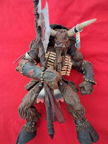 World of Warcraft Tauren Hunter - Action figure Minotauro, Nieuw