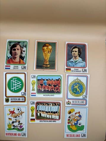 1974 Panini München 74 World Cup Johan Cruyff, Franz, Nieuw