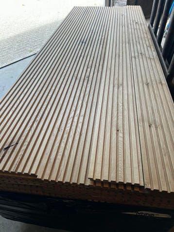 Eiken planken te koop. Zoals lattenwand panelen 185x20 mm, Minder dan 25 mm, Eiken, Nieuw, Ophalen of Verzenden