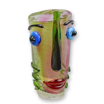 A MURANO STYLE ABSTRACT GLASS VASE (Beeldjes - Decoratie), Verzenden, Nieuw