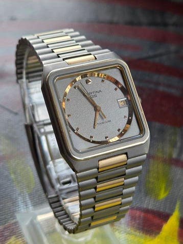 Certina - DS - Titanium - Square - Zonder minimumprijs - EOL, Nieuw