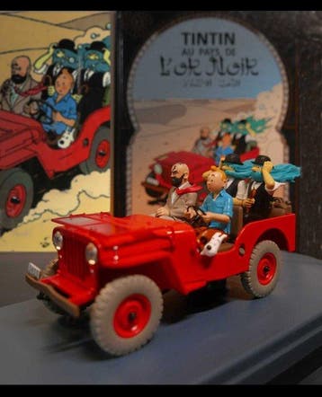 Moulinsart/Hachette - Tintin - 1 - Voiture 1/24 - La Jeep du, Nieuw