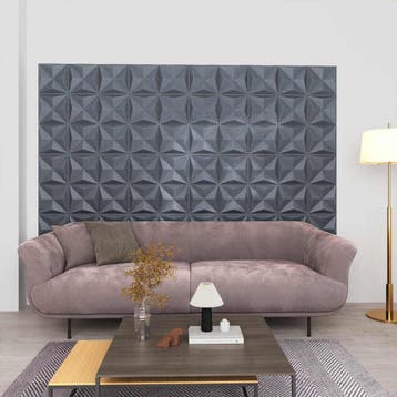 vidaXL Wandpanelen 48 pcs Origami Grijs 50 x 50 cm XPS, Verzenden, Nieuw