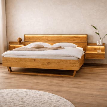 Forestales Alabama II Massief Houten Bed - 180 x 220, Nieuw