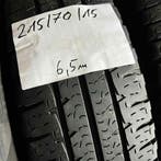 2 x Michelin 215-70-15 C Zomerbanden 6,5mm, Auto-onderdelen, Banden en Velgen, 15 inch, Ophalen of Verzenden, Band(en), Zomerbanden