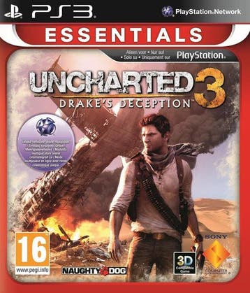 Uncharted 3 Drakes Deception (essentials) (PlayStation 3), Verzenden, Gebruikt, Vanaf 12 jaar